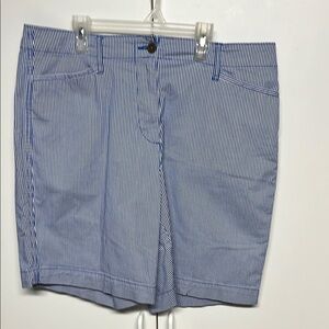 Kim Rogers Blue Striped Women's Shorts